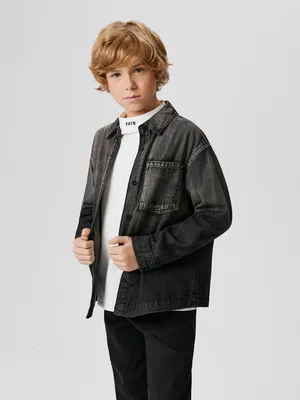 Сорочка мал. джинс, 20110230002