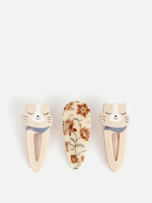 Заколка д/волос дев. 3 шт, 20206320728