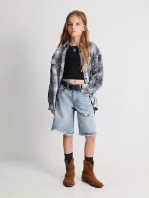 Шорты дев. джинс., 20210550025