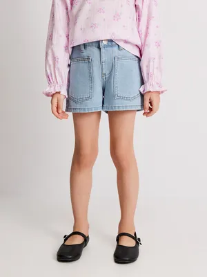 Шорты дев. джинс., 20220550019