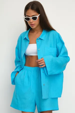 Шорты жен., srt009_cerulean Blue