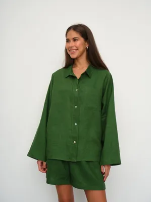 Рубашка жен., S021_Diamine Green