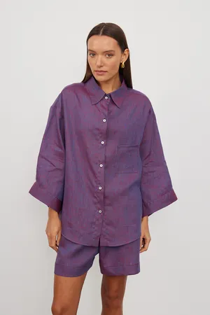 Рубашка жен., S242_Violet Ultramarine