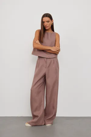 Брюки жен., TR241_Fawn