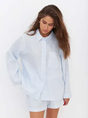 Рубашка жен., S021_BLUEW