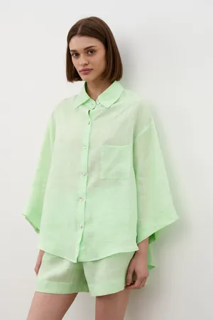 Рубашка жен., S242_Lime Green